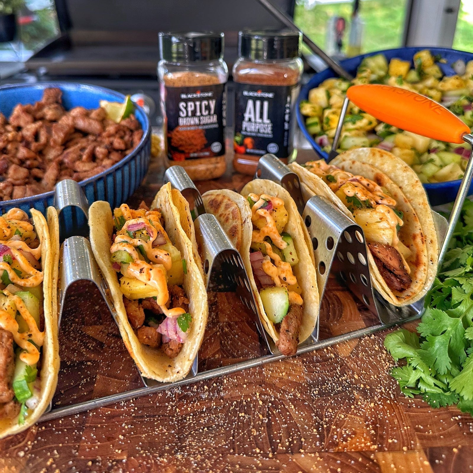 Pork Tacos with Pineapple Salsa - Blackstone Products