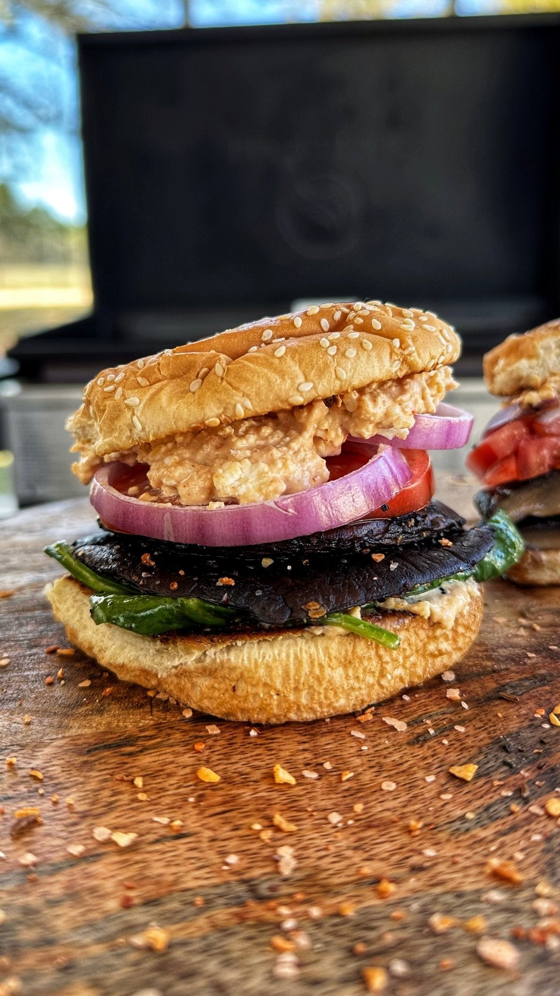 Portobello Mushroom Burger - Blackstone Products