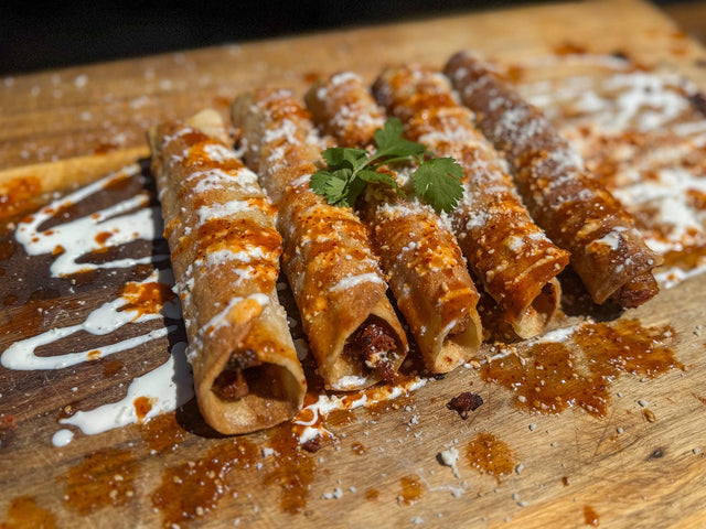 Potato & Chorizo Flautas - Blackstone Products