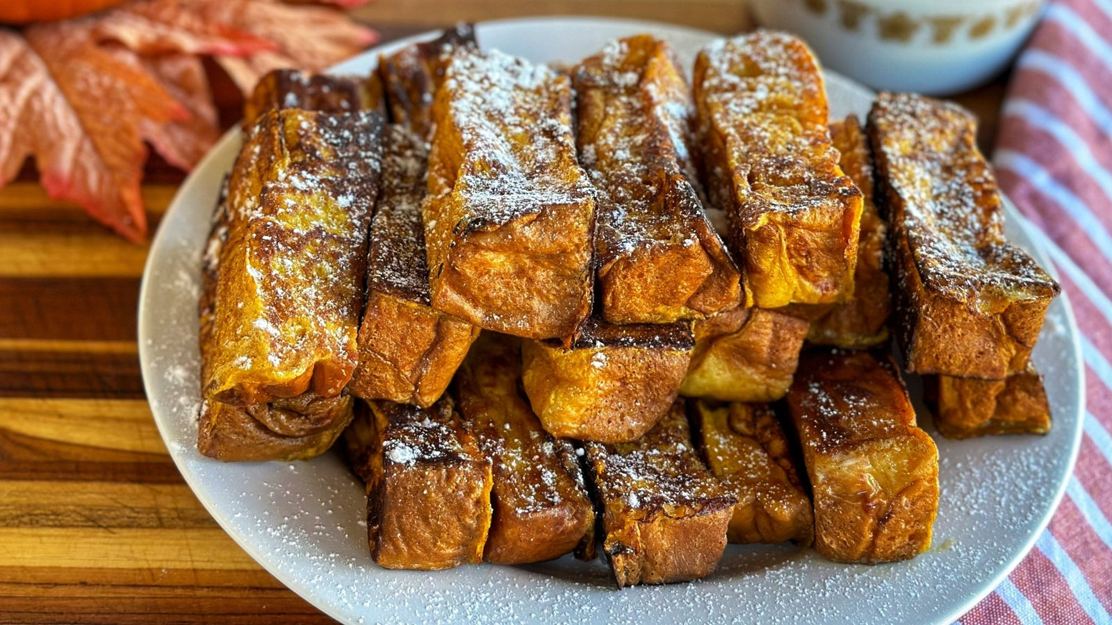 Pumpkin French Toast Sticks - Blackstone Products
