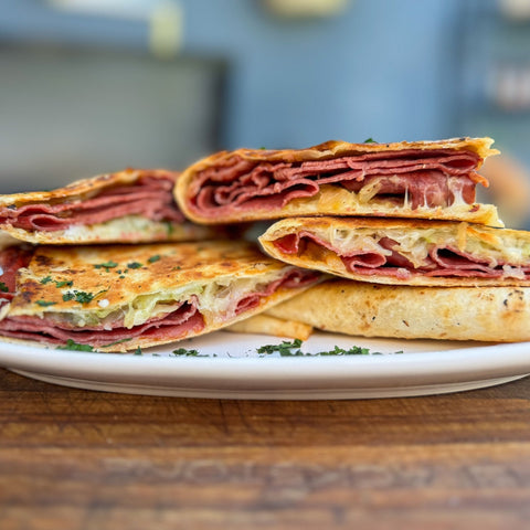 Reuben Quesadillas