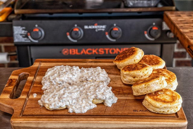 Sausage Gravy and Biscuits - Blackstone Products