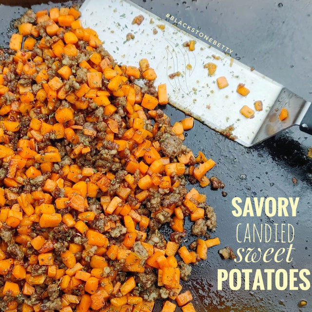 Savory Candied Sweet Potatoes - Blackstone Products