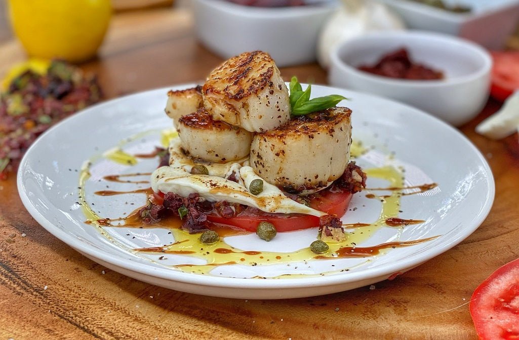 Seared Scallop Caprese - Blackstone Products