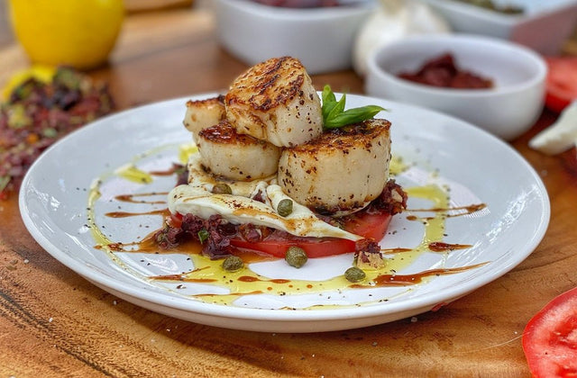 Seared Scallop Caprese - Blackstone Products