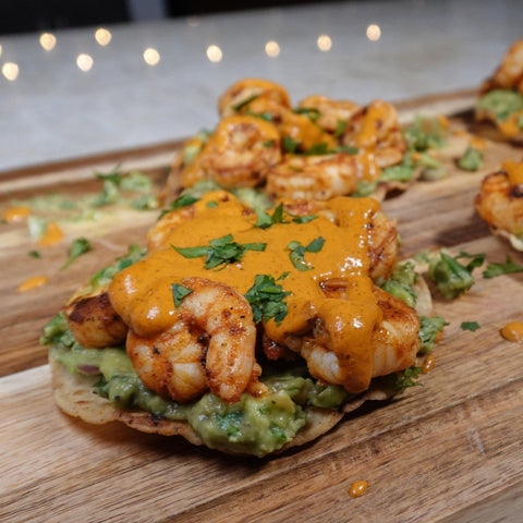Shrimp Tostadas