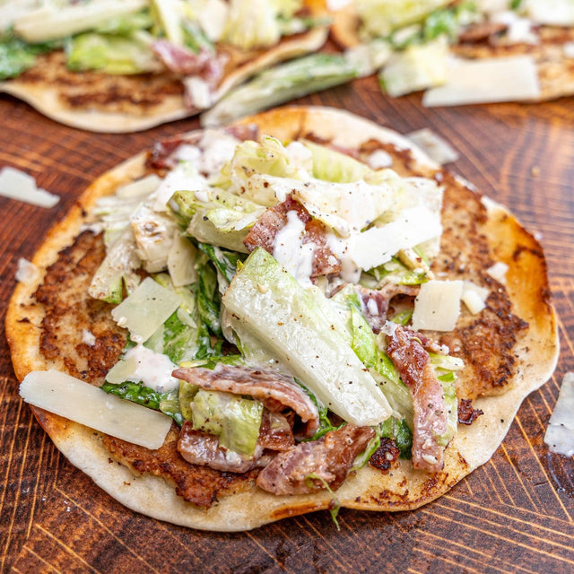 Smash Chicken Caesar Tacos - Blackstone Products