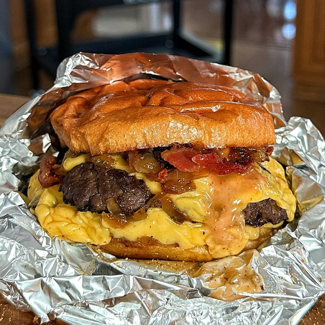 Smashed Bacon Cheeseburgers - Blackstone Products