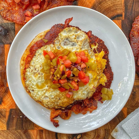 Smashed Breakfast Tostada