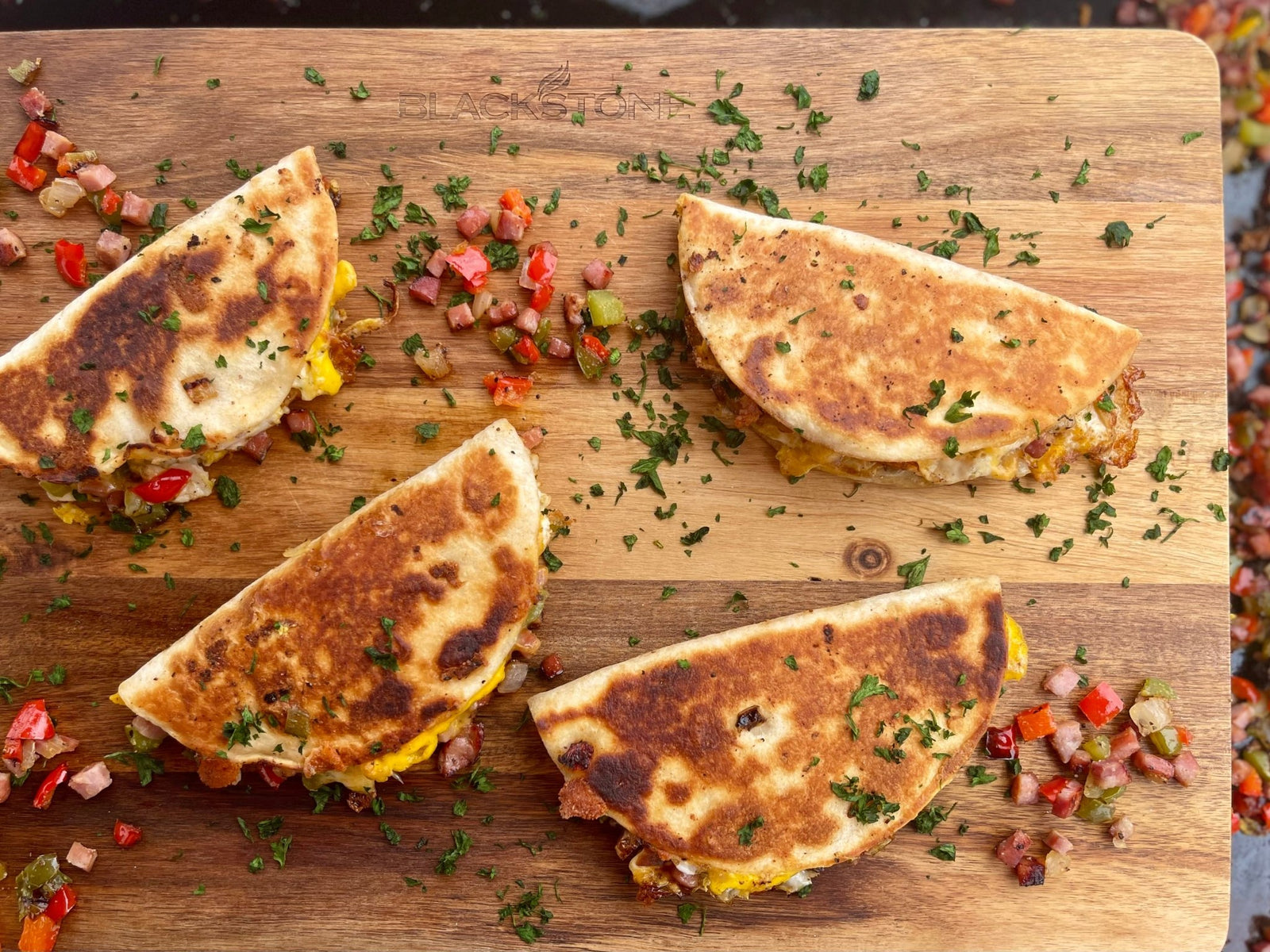 Smashed Egg Tacos - Blackstone Products