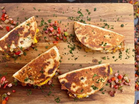 Smashed Egg Tacos