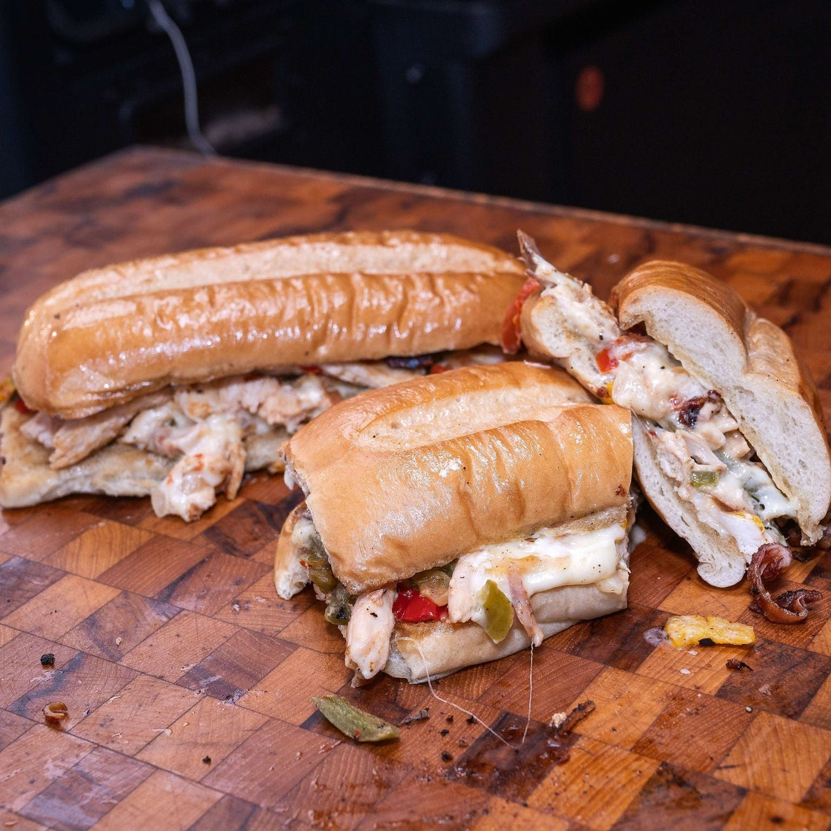 Smoked Chicken Cheesesteaks - Blackstone Products