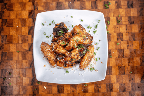 Smoked Sweet and Sticky Asian Chicken Wings