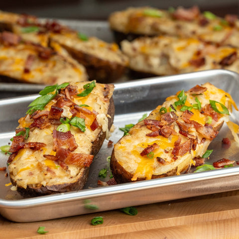 Smoked Twice Baked Potatoes