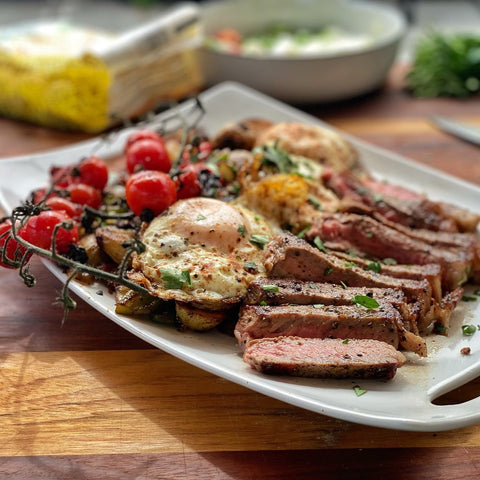 Steak and Eggs Breakfast Hash