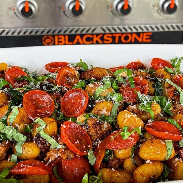 Supreme Pizza Loaded Griddled Gnocchi - Blackstone Products