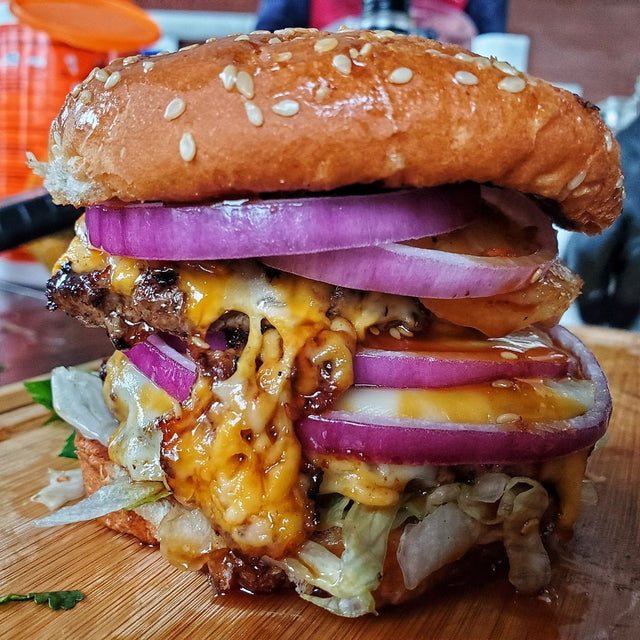 Sweet and Sassy Island Burger - Blackstone Products