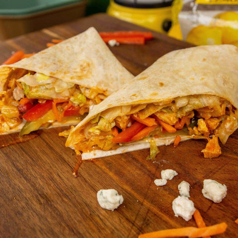 Sweet and Spicy Buffalo Chicken Wraps