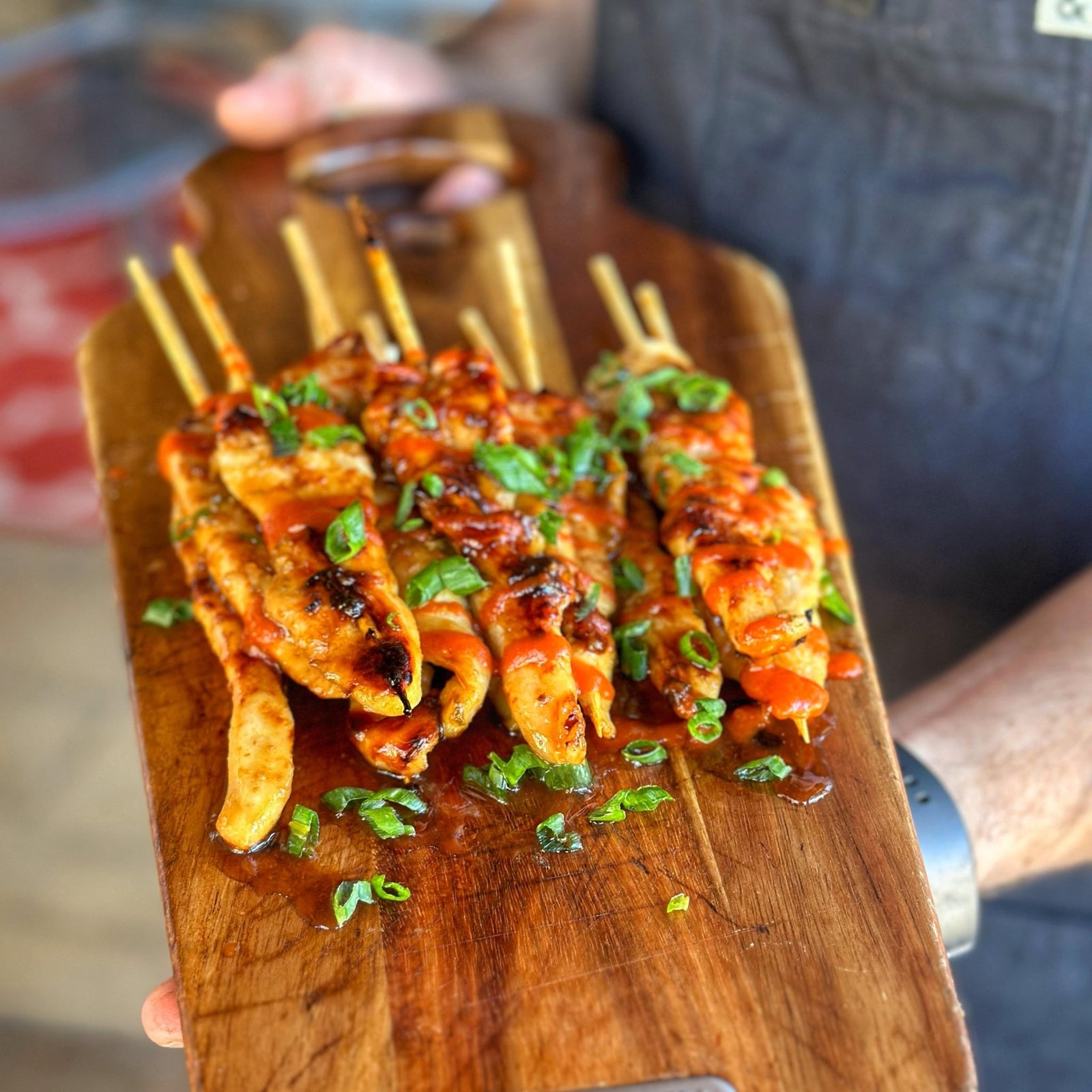Sweet and Tangy Chicken Skewers - Blackstone Products