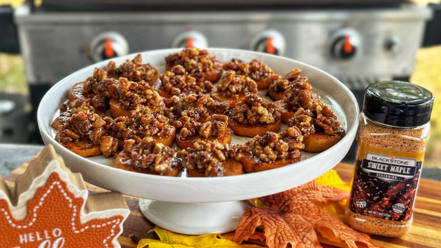 Sweet Potato Medallions with Maple Pecan Crumble - Blackstone Products