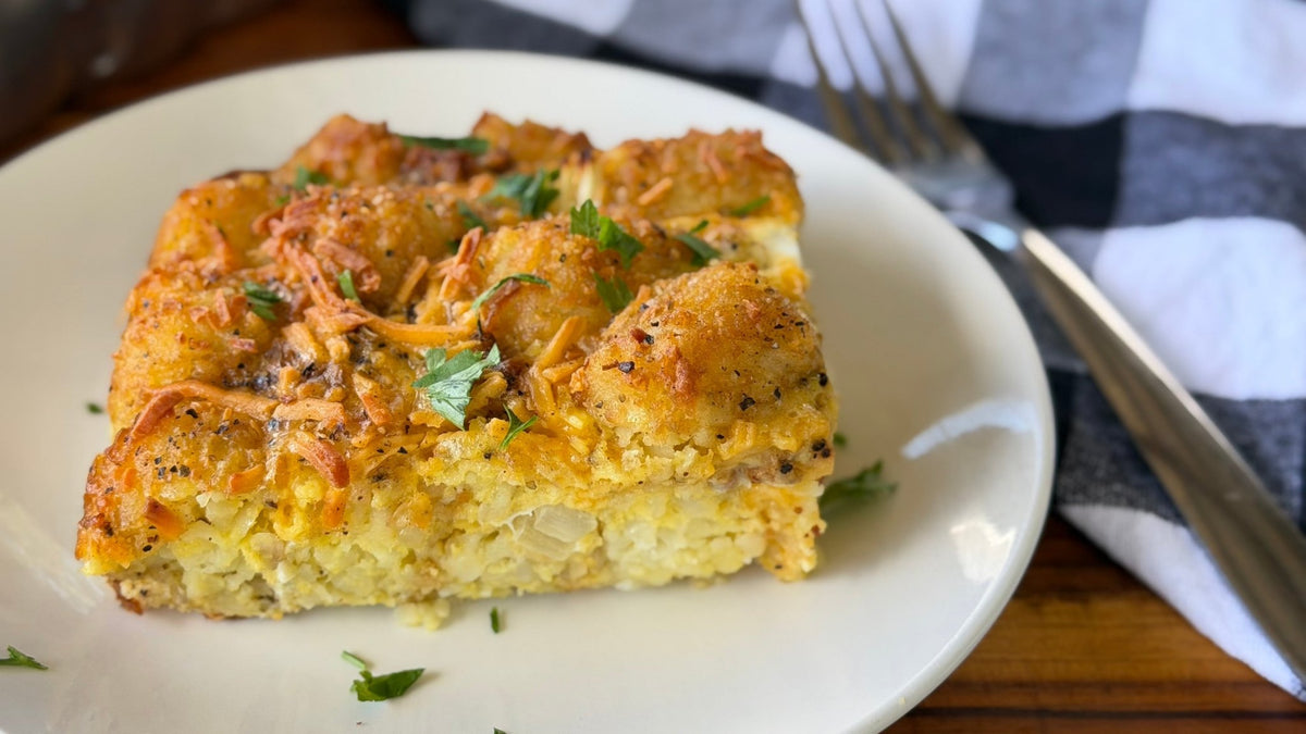 Tater Tot Breakfast Casserole - Blackstone Products