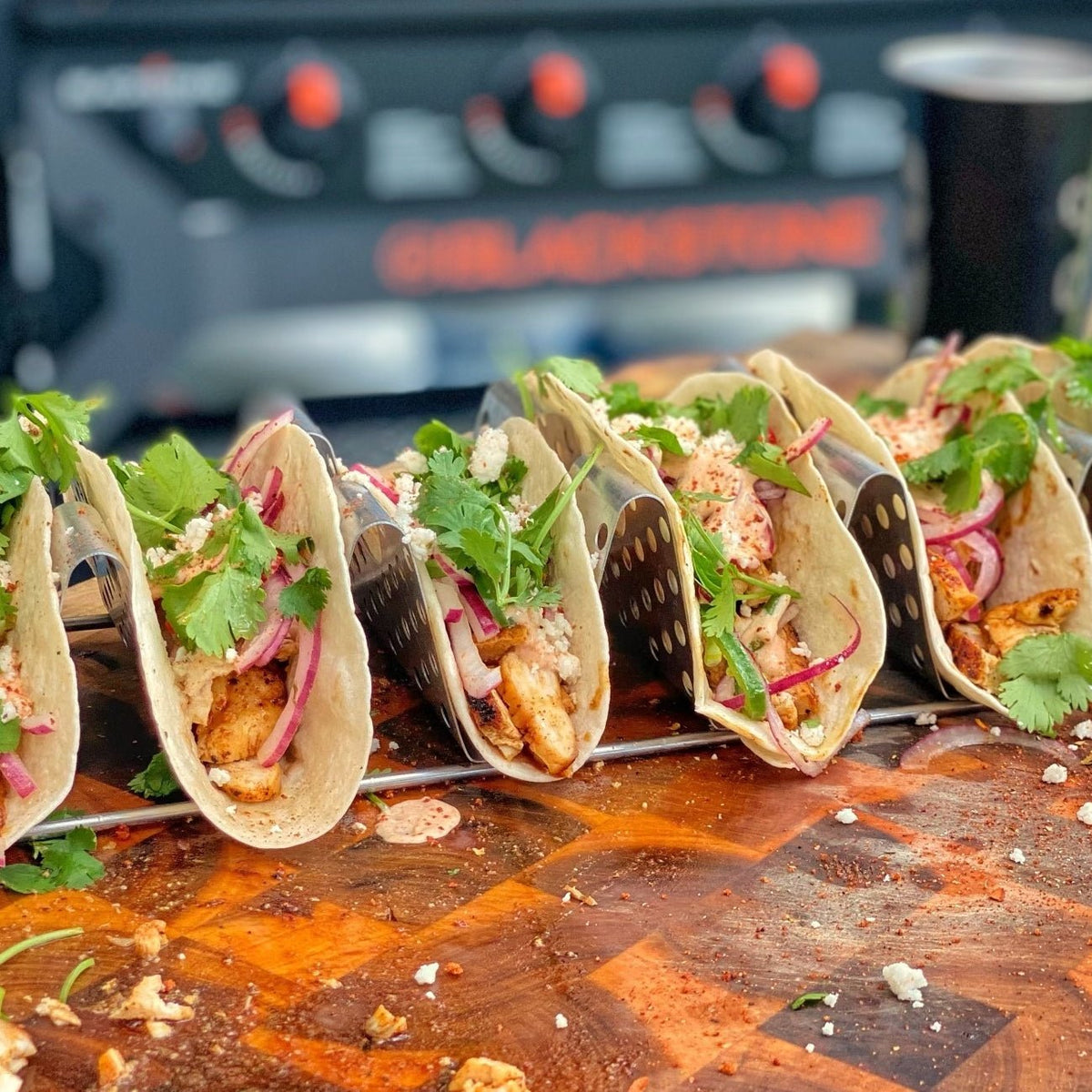 Tequila Lime Chicken Tacos - Blackstone Products