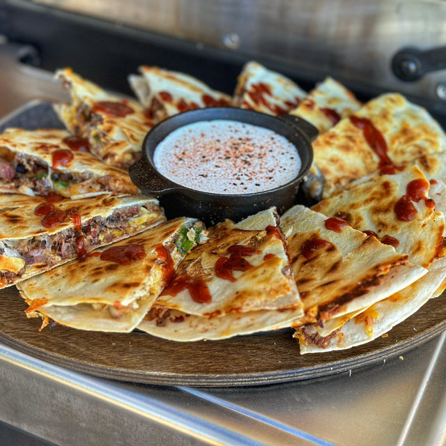 Texas Brisket Breakfast Quesadillas - Blackstone Products