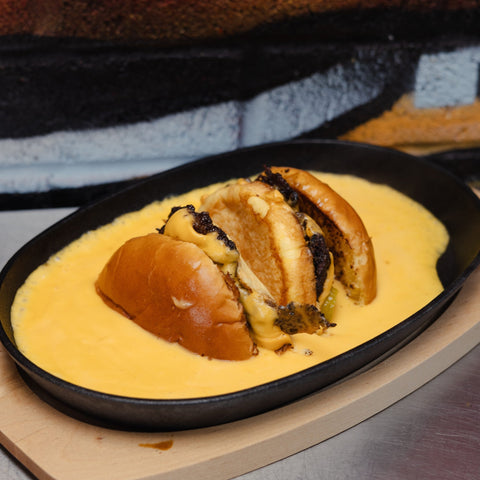 The Sizzling Cheese Burger