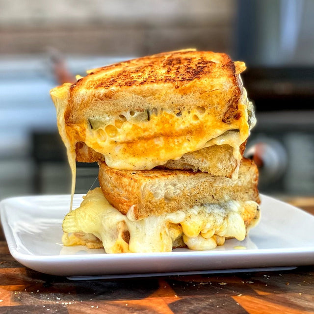 The Ultimate Dill Pickle Grilled Cheese - Blackstone Products