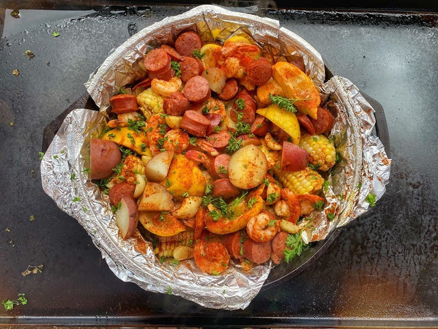Todd's Cajun Style Shrimp Steam - Blackstone Products