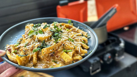 Tuscan Alfredo with Fresh Noodles