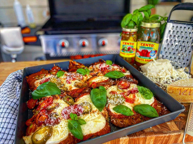 Veal Parmigiana with Cherry Peppers - Blackstone Products