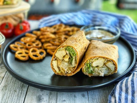 Vegan Tofu Caesar Wraps