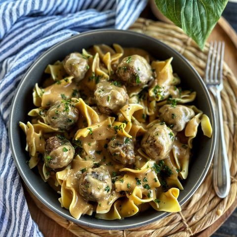 Vegetarian Swedish Meatballs