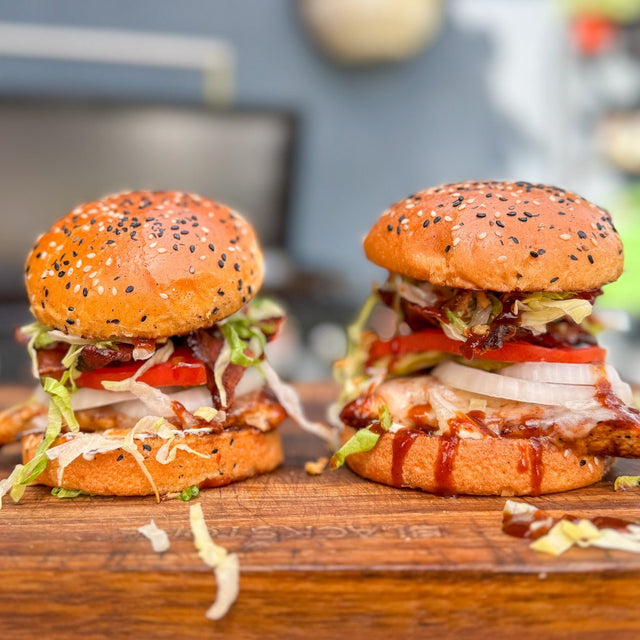 Whiskey Chicken Bacon Ranch Sandwiches - Blackstone Products