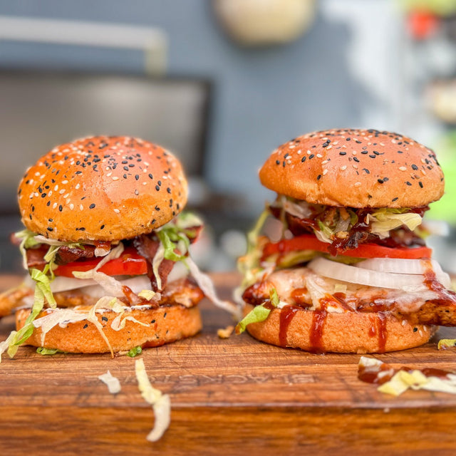 Whiskey Chicken Bacon Ranch Sandwiches - Blackstone Products