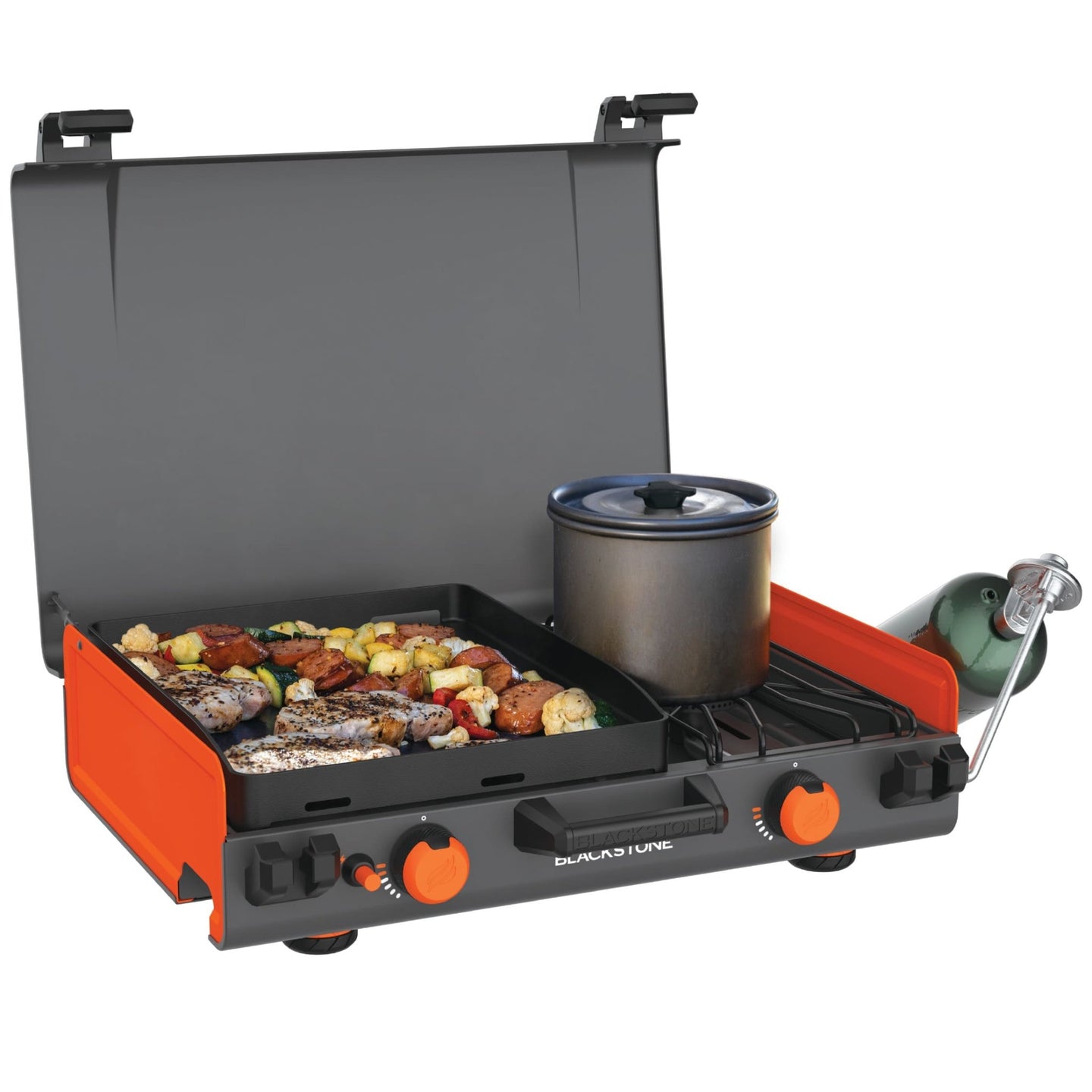Blackstone Adventure Ready 12 by 14 griddle with side burner
