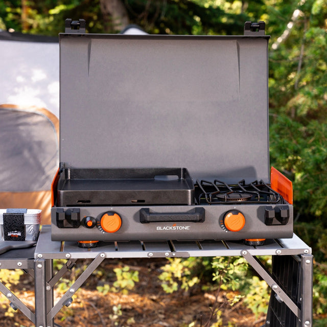12x14" Camping Griddle with Side Burner - Blackstone Products