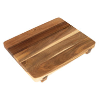 14"x11" Wood Cutting Board W/ Feet - Blackstone Products