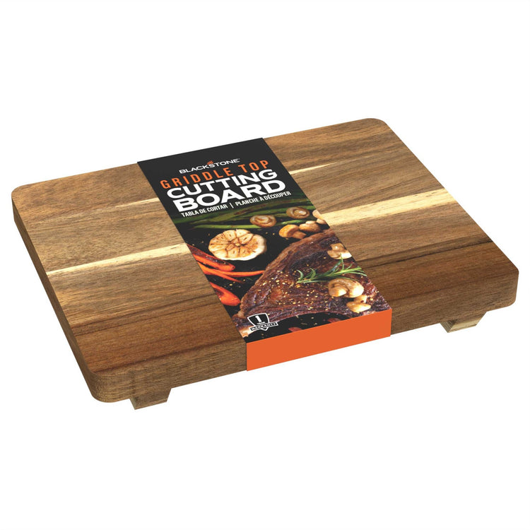 14"x11" Wood Cutting Board W/ Feet - Blackstone Products