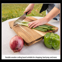 14"x11" Wood Cutting Board W/ Feet - Blackstone Products