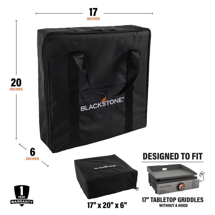 17" Tabletop Griddle Cover and Carry Bag - Blackstone Products