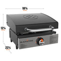17" Tabletop Griddle with Hood - Blackstone Products