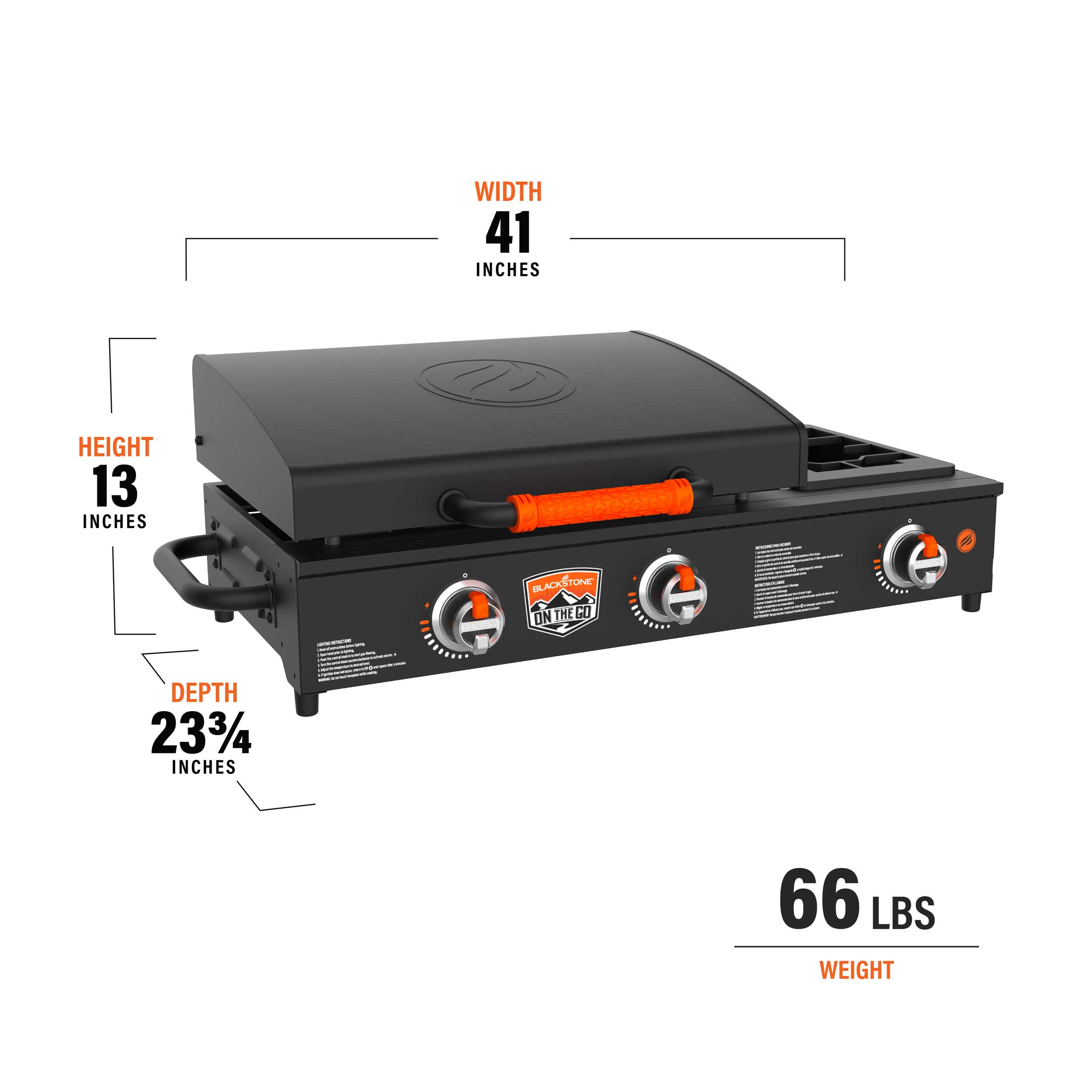 On The Go 22” Griddle Rangetop Combo