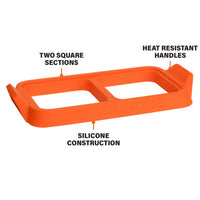 2 - Section Egg Ring Trays (2pk) - Blackstone Products