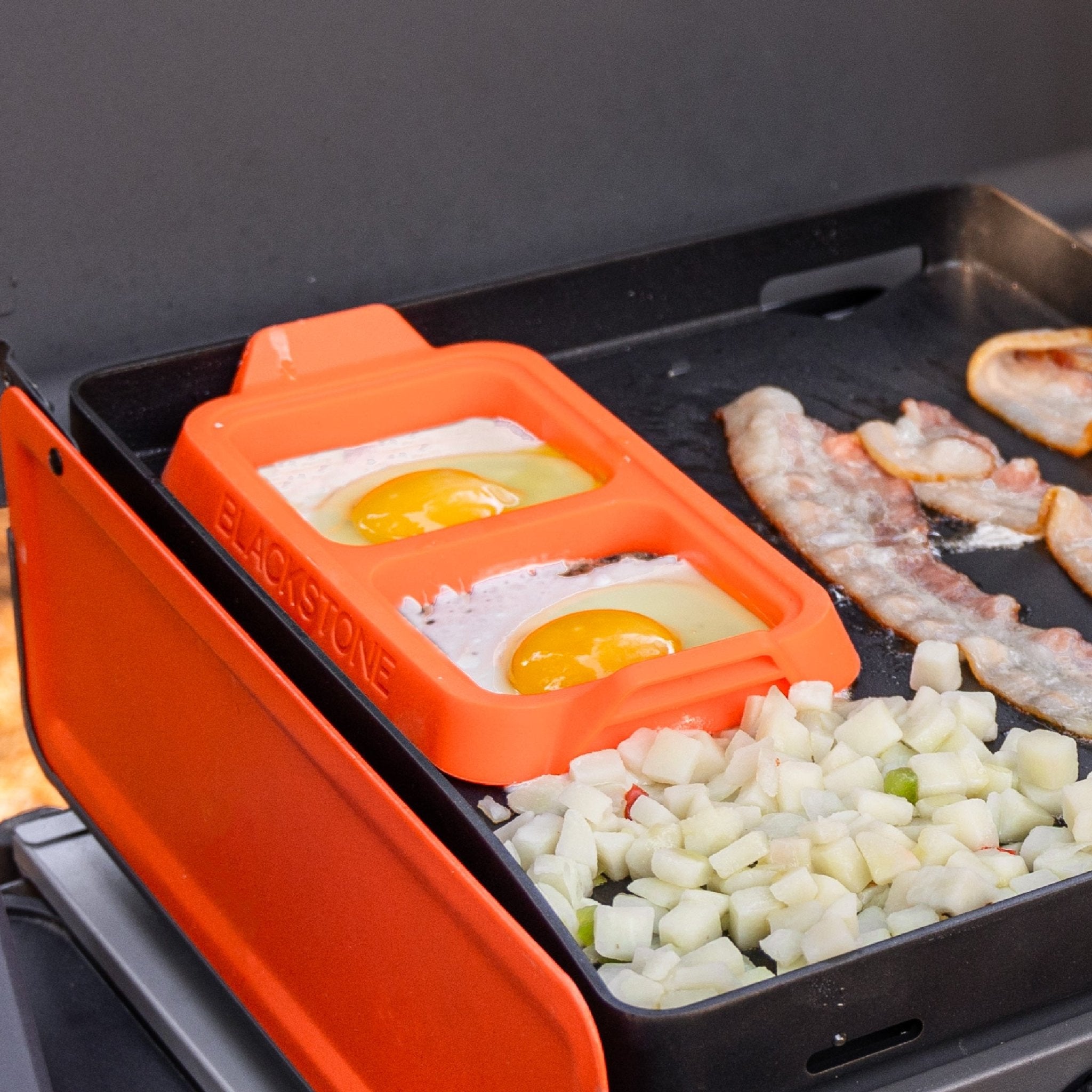 2 - Section Egg Ring Trays (2pk) - Blackstone Products