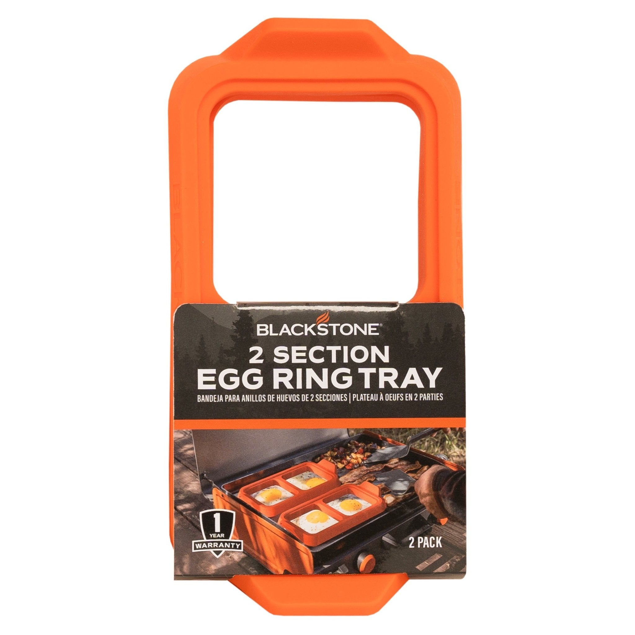 2 - Section Egg Ring Trays (2pk) - Blackstone Products