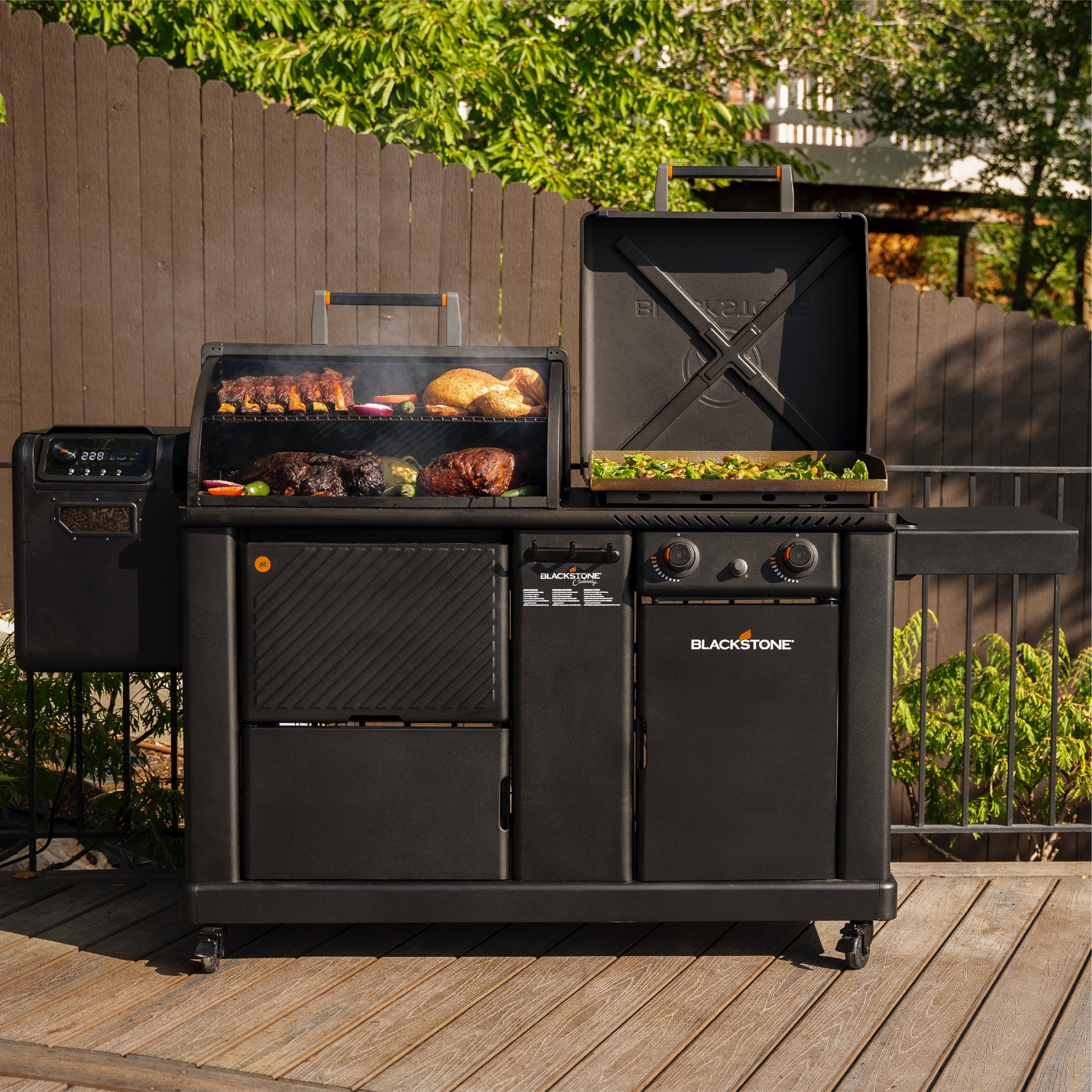 Pellet outdoor grills with smoker hotsell