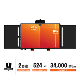 Original 28” Omnivore Griddle with Hood