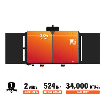 28” Omnivore Griddle w/Hood
